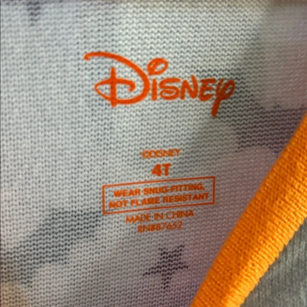 DISNEY MICKEY & MINNIE MOUSE Halloween Pajama Top 4T NWT